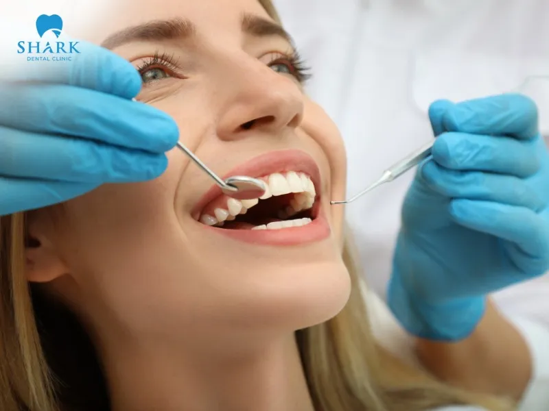 Getting porcelain crowns front teeth at a reputable dental clinic is completely painless and comfortable