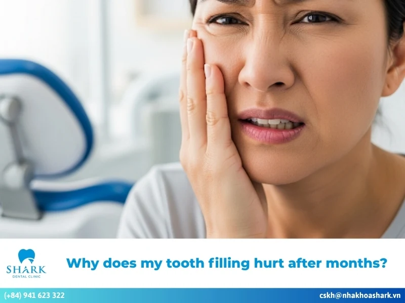 Why does my tooth filling hurt after months
