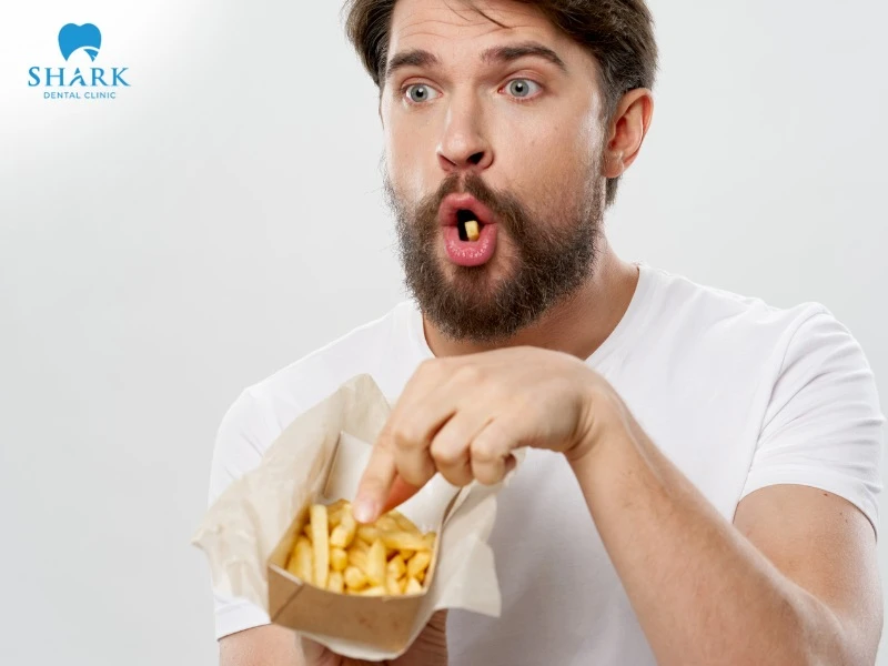 Eating chips frequently or in large amounts can cause gum damage and inflammation during orthodontic treatment
