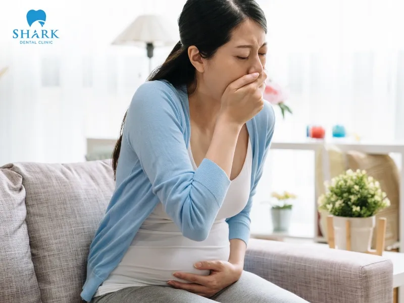 Morning sickness in pregnant women negatively affects the effectiveness of orthodontic treatment