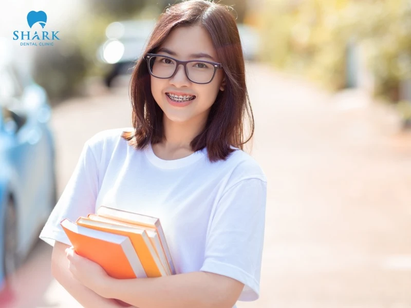 Braces help align your teeth beautifully, making your smile brighter and more confident