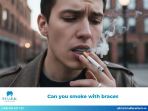 Can you smoke with braces