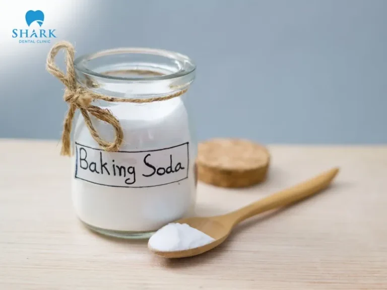 Baking soda can soften plaque buildup on the tooth surface