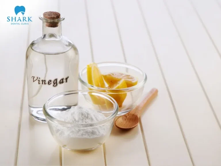 Vinegar has acidic properties that help break down plaque effectively, ensuring safe oral cleaning