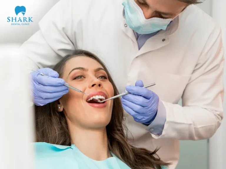 Dentists help patients clean their teeth thoroughly and safely