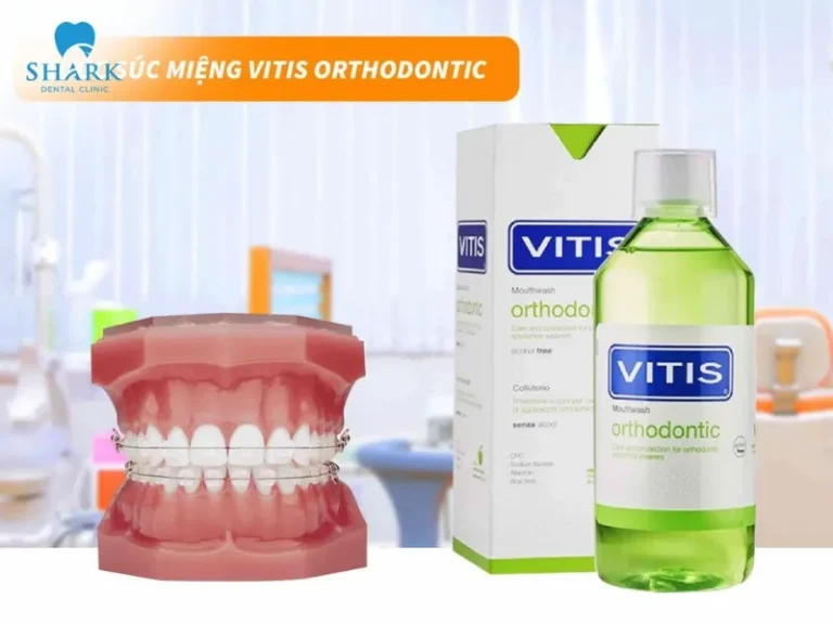 Vitis Orthodontic mouthwash has a pleasant, refreshing flavor, helping to freshen breath and effectively prevent bad breath