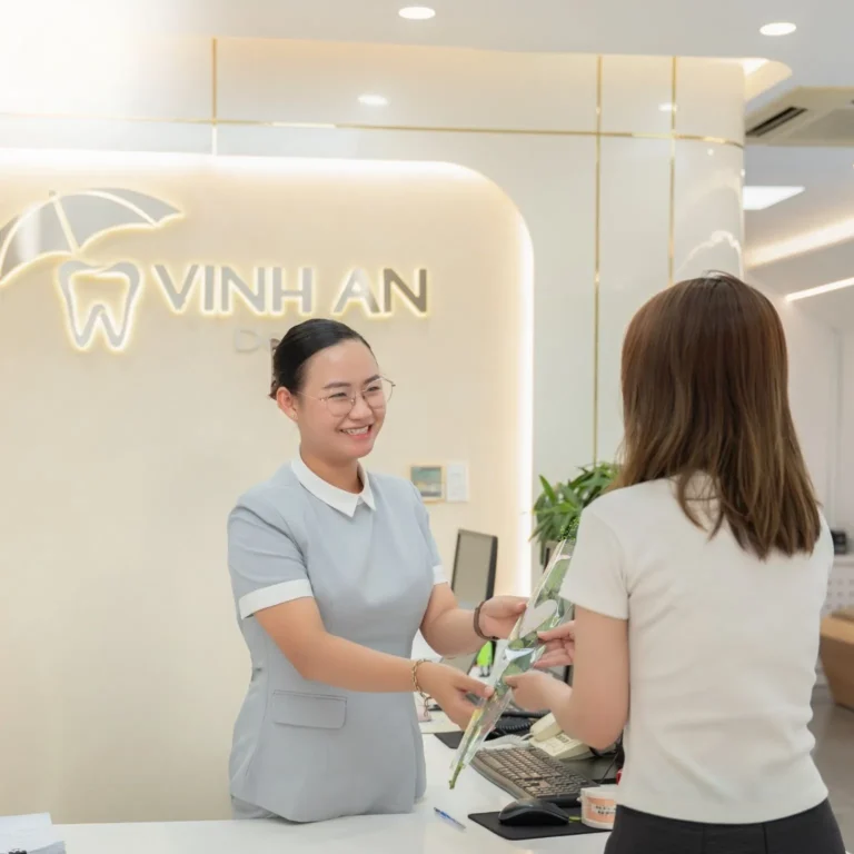 Vinh An Dental has received many positive reviews thanks to its attentive and thoughtful customer care staff