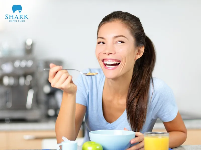 To reduce the risk of a bump on the gum after a root canal, you should maintain healthy eating habits and avoid biting down too hard