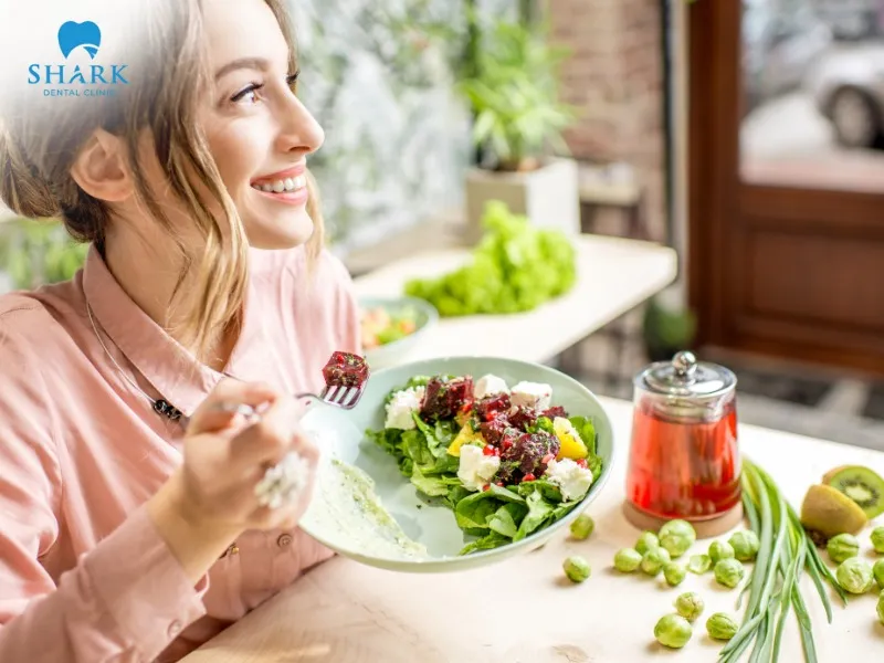 After a root canal, you should maintain a healthy and balanced diet as recommended by your dentist