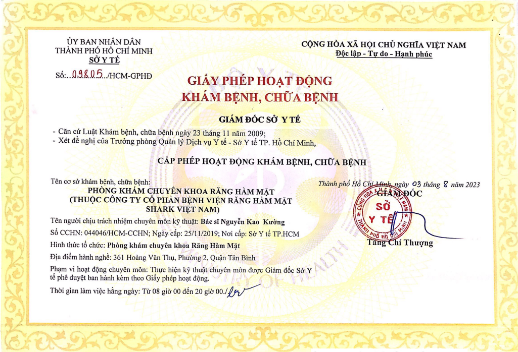 Chứng nhận phòng khám