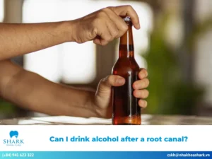 Can I drink alcohol after a root canal