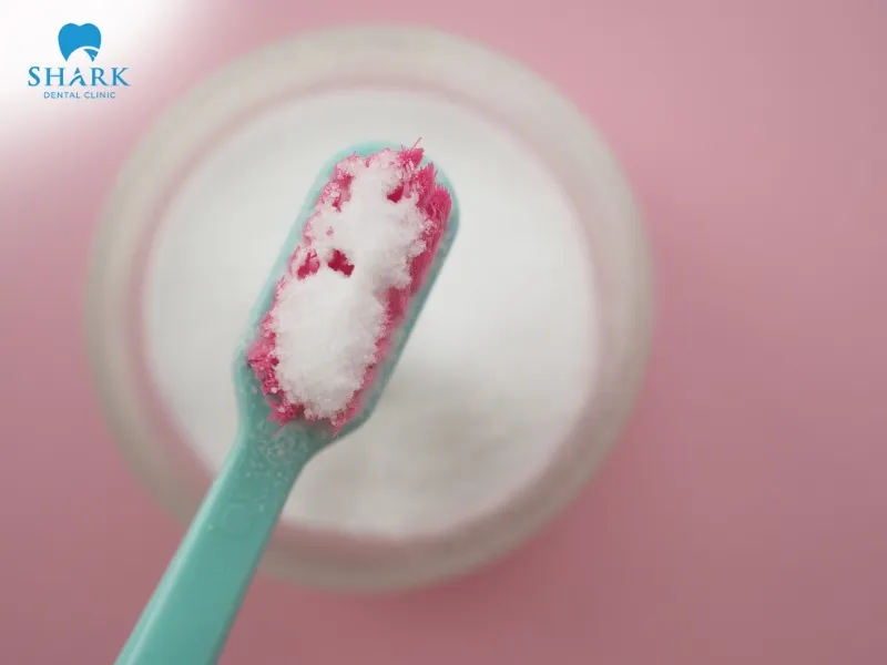 Baking soda and toothpaste