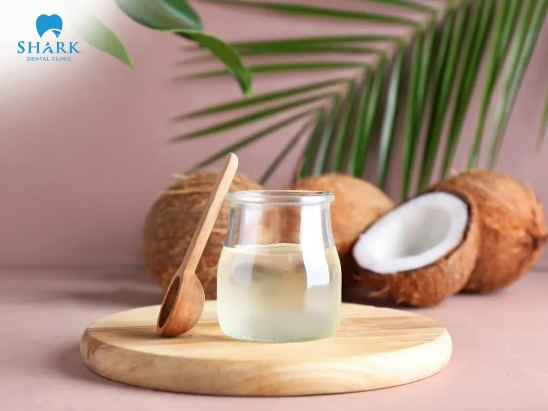 The practice of oil pulling with coconut oil for teeth whitening originated in India