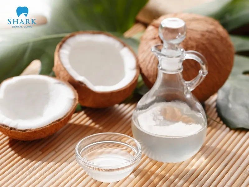 Oil pulling with coconut oil is safe and gentle on your teeth and gums