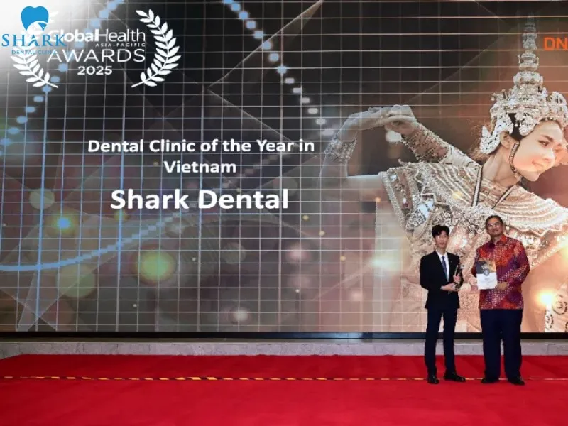 Shark Dental Clinic is honored to receive the title of Dental Clinic of the Year in Vietnam, 2025