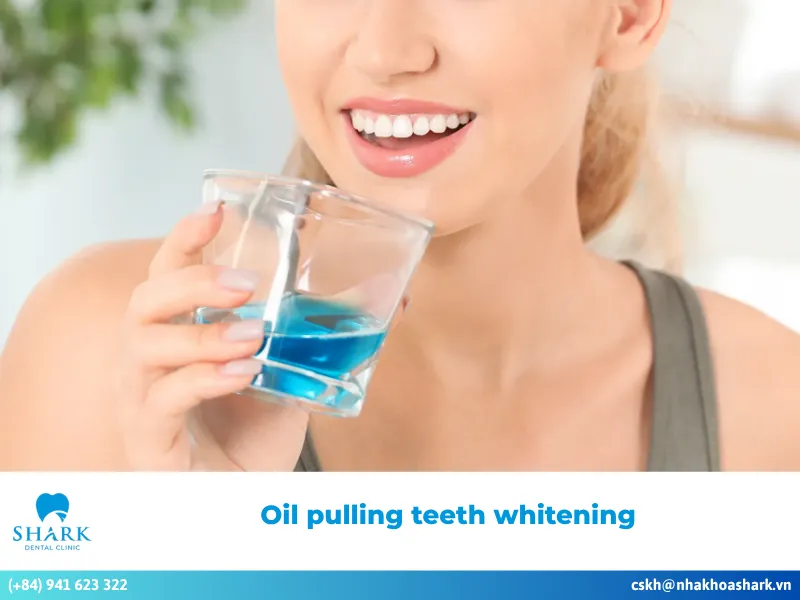 oil pulling teeth whitening