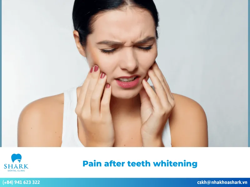 pain after teeth whitening
