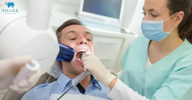 Once the material hardens, the dentist will adjust the filling, remove any excess material, and smooth the surface to ensure comfort for the patient