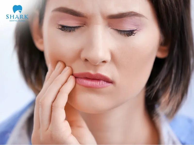 If you observe large dark areas on a dental X-ray, it may indicate a suspected dental abscess