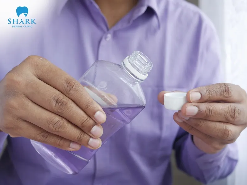 After teeth cleaning, rinse your mouth with warm saltwater 2–3 times per day