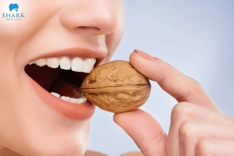 Limit biting hard objects to avoid causing tooth fractures and to help protect the crown for long-term durability