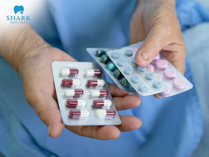 Amoxicillin helps prevent infection and indirectly helps control pain