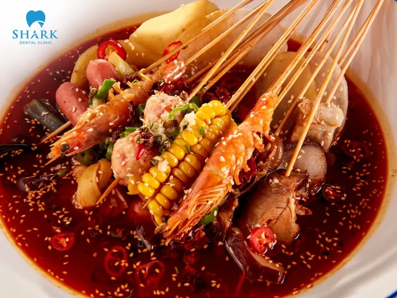 During the first 3–5 days after getting a dental crown, you should avoid spicy and hot foods