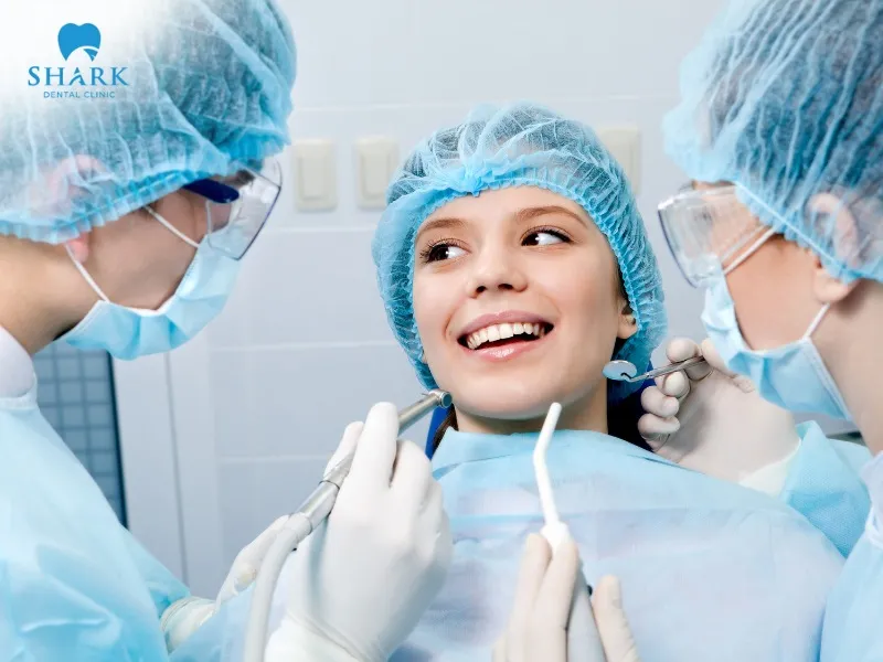 The dentist may recommend treatment for temporomandibular joint disorders to help relieve pain symptoms