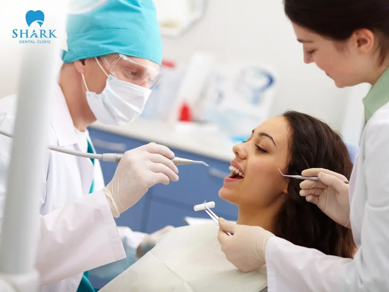 After a root canal, if you only have a temporary filling, the filling material can easily develop gaps around the edges