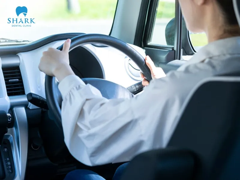 You can drive yourself home after your dental procedure if you feel healthy and stable