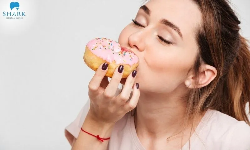 Limit sweets or sugary foods to prevent recurrent decay around the filling