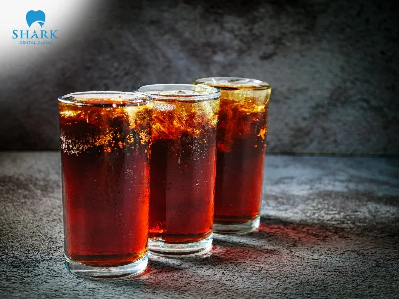 After dental restoration, you should minimize consumption of beverages containing stimulants