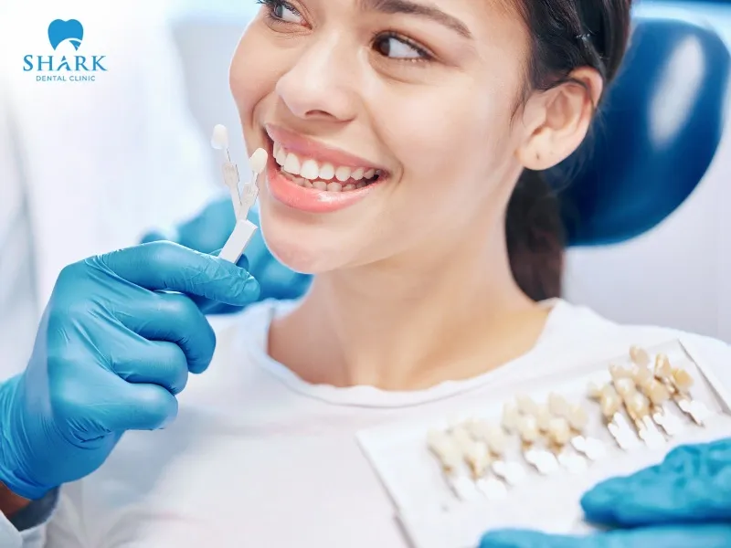 A dental crown uses dental materials crafted from porcelain to restore the function and shape of natural teeth