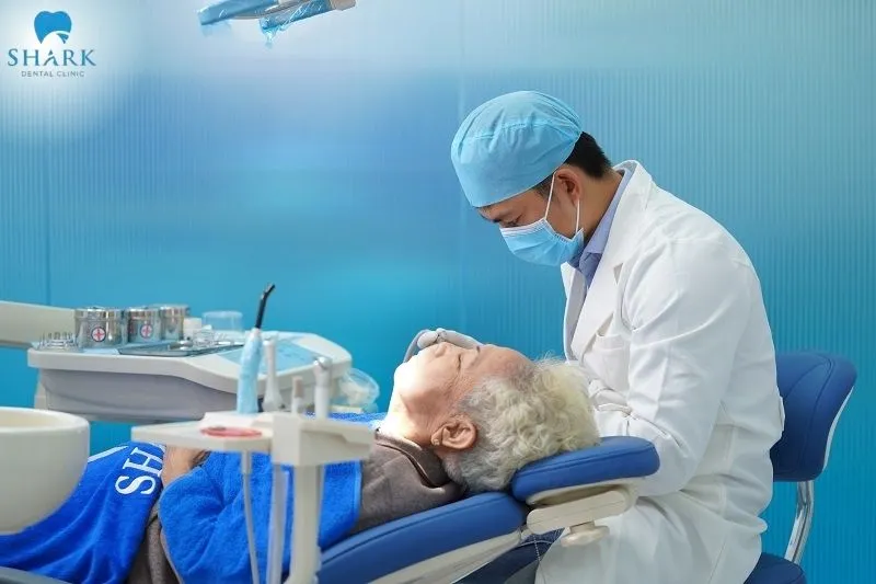 After 1–2 weeks of placing the healing abutment, the dentist can attach the abutment and the crown to complete the implant restoration