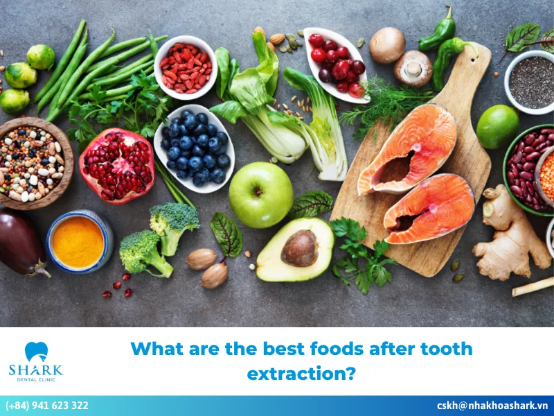 What are the best foods after tooth extraction?