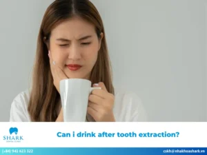 Can I drink after tooth extraction