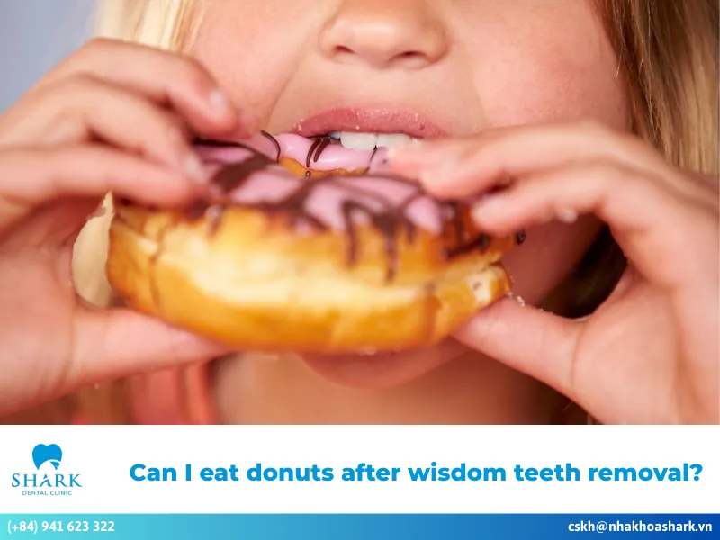 Can I eat donuts after wisdom teeth removal