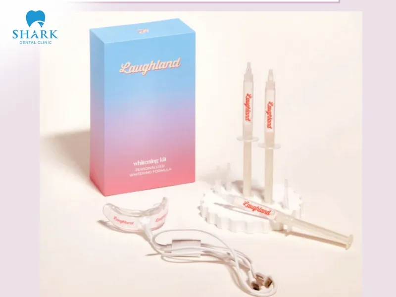 Laughland LED Whitening Kit helps activate the whitening process quickly and effectively