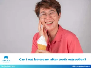 can I eat ice cream after tooth extraction