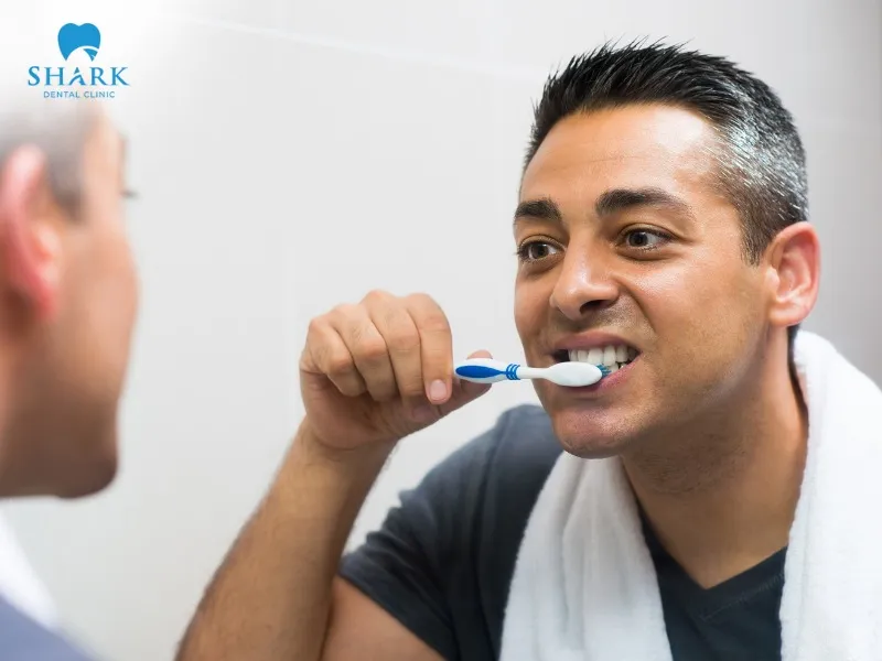After eating ice cream, you need to brush your teeth thoroughly