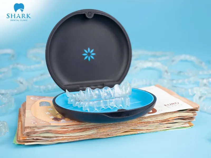 You should store your clear aligners in a clean, sealed case to avoid damage or loss