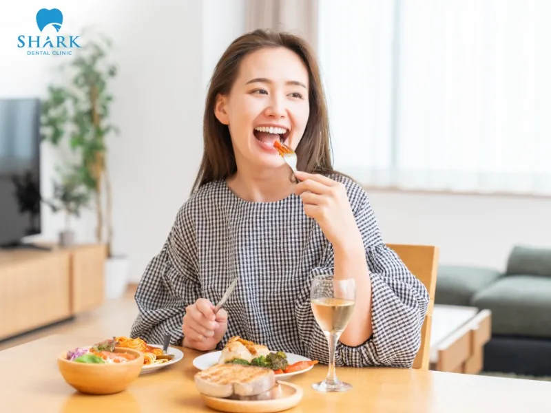 You should increase your intake of protein and vitamin-rich vegetables to support overall oral health