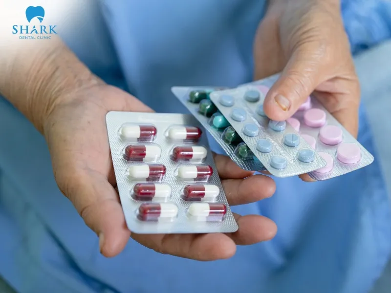 The dentist may consider prescribing pain relief medication if necessary