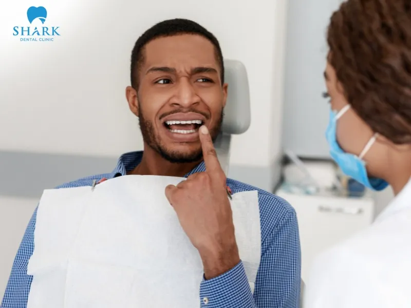 The teeth may show signs of looseness accompanied by severe tooth pain