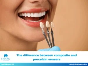 The difference between composite and porcelain veneers