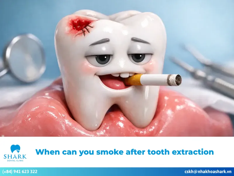 When can you smoke after tooth extraction? Risks of using