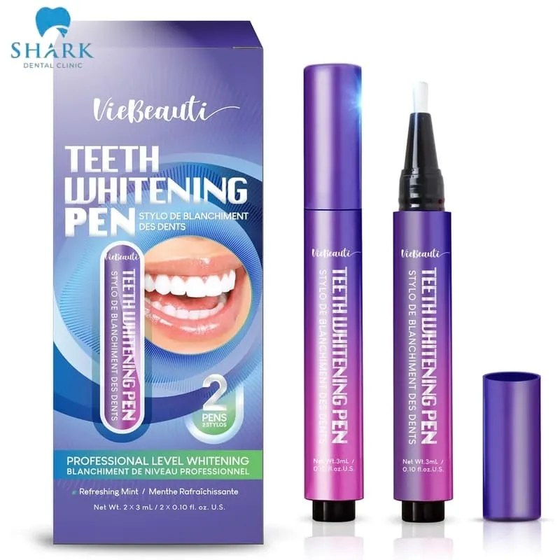 VieBeauti contains mint and aloe vera, which help soothe the oral mucosa while minimizing tooth sensitivity during the whitening process