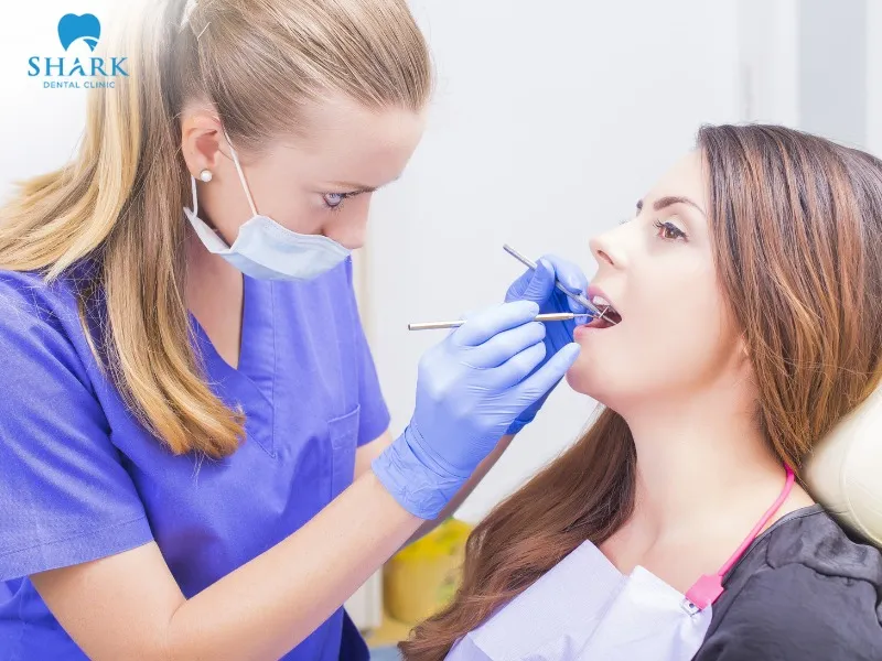You should contact your dentist promptly if the bleeding continues for an extended period and does not stop