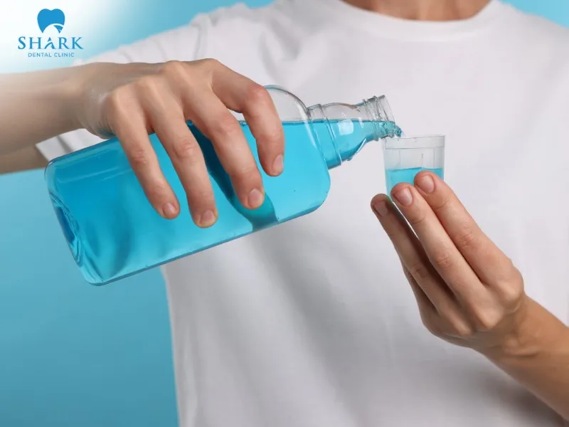You should build the habit of rinsing your mouth regularly to help maintain oral hygiene and keep your veneers clean