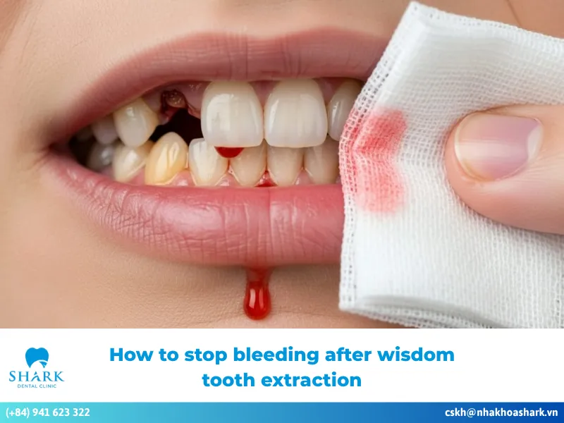 How to stop bleeding after wisdom tooth extraction? Safe way
